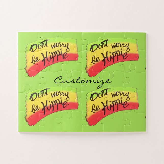 Quebra-cabeça Não se preocupe com Hippie Thunder_Cove (Horizontal)