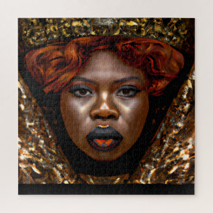 Quebra-cabeça Não toques no meu cabelo preto Melanina afro Rainh
