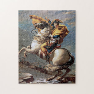 Quebra-cabeça Napoleão atravessando os Alpes, Jacques-Louis Dav