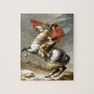 Quebra-cabeça Napoleão atravessando os Alpes por Jacques Louis D