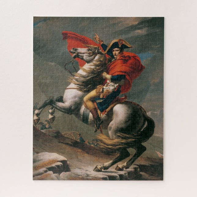 Quebra-cabeça Napoleão com Cavalo, Passo de São Bernardo (Vertical)