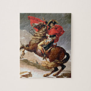 Quebra-cabeça Napoleon que cruza os cumes, c.1800 (óleo em