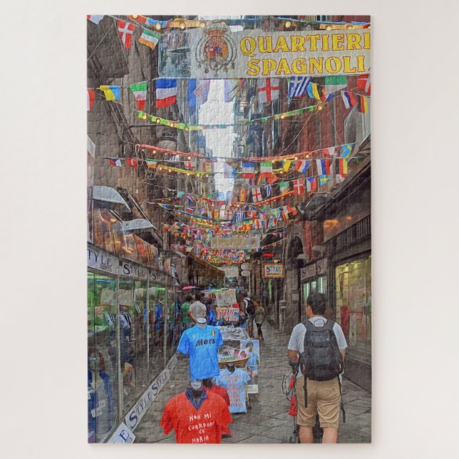 Quebra-cabeça Nápoles. 26. (Vertical)