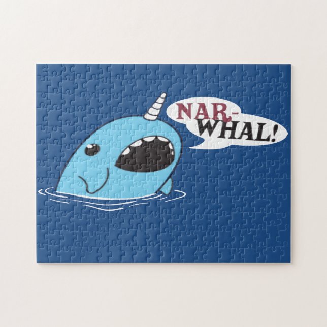 Quebra-cabeça Narwhal (Horizontal)