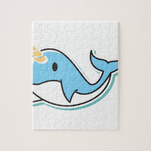 Quebra-cabeça Narwhal bonito