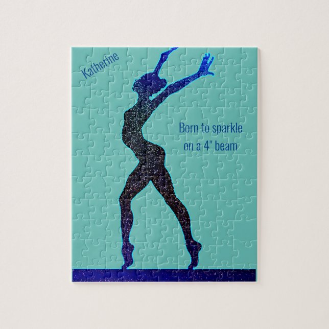 Quebra-cabeça Nascer de ginástica para Sparkle no Beam Quebra-ca (Vertical)