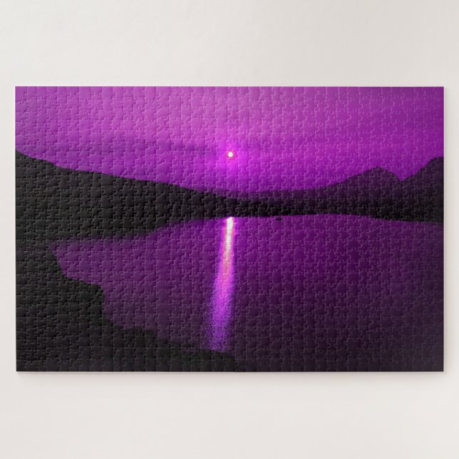 Quebra-cabeça Nascer do Sol Roxo no GNP Puzzle (Horizontal)