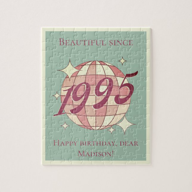 Quebra-cabeça Nascer Vintage em 1995 (Vertical)