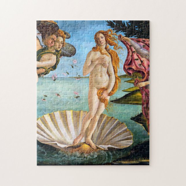 Quebra-cabeça Nascimento de Venus Sandro Botticelli Versão Resta (Vertical)