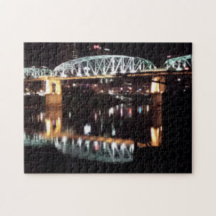 Quebra-cabeça Nashville, TN - ponte pedestre da rua de Shelby