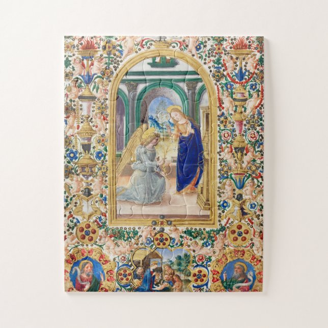 Quebra-cabeça Natais vintages de Natividade Cristã Religiosa (Vertical)