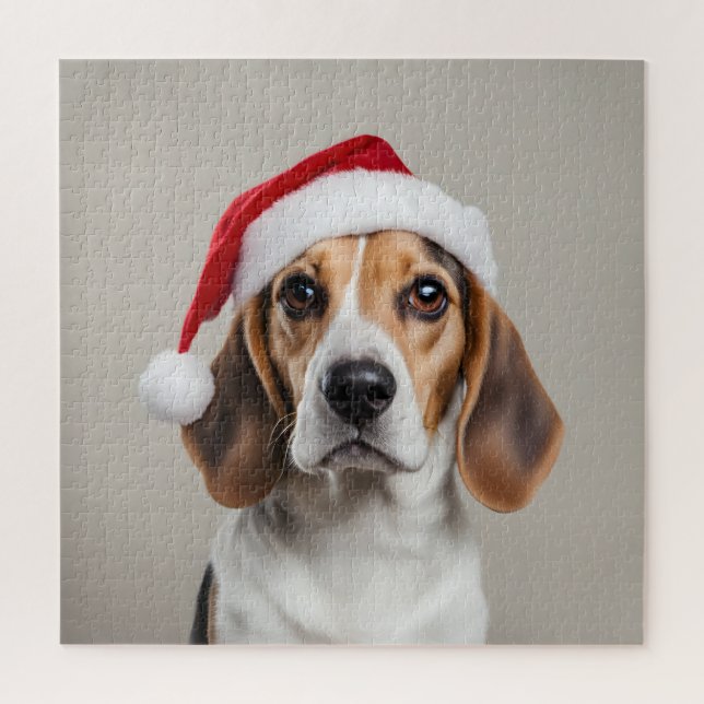 Quebra-cabeça Natal Beagle (Vertical)