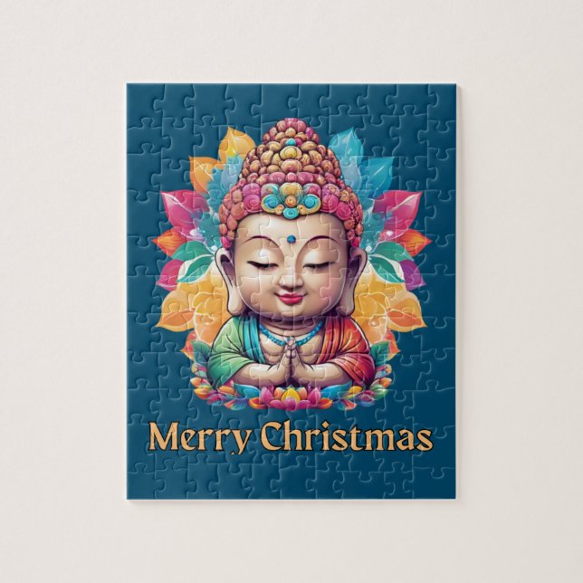 Quebra-cabeça Natal Budista (Vertical)