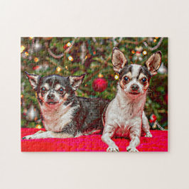 Quebra-cabeça Natal Chihuahua