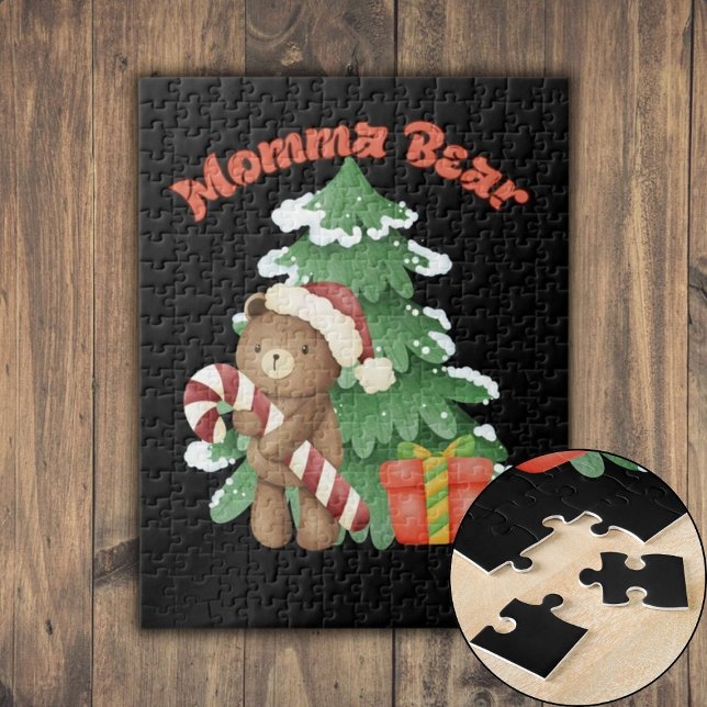 Quebra-cabeça Natal da Mamãe Urso (Momma Bear Christmas Jigsaw Puzzle)