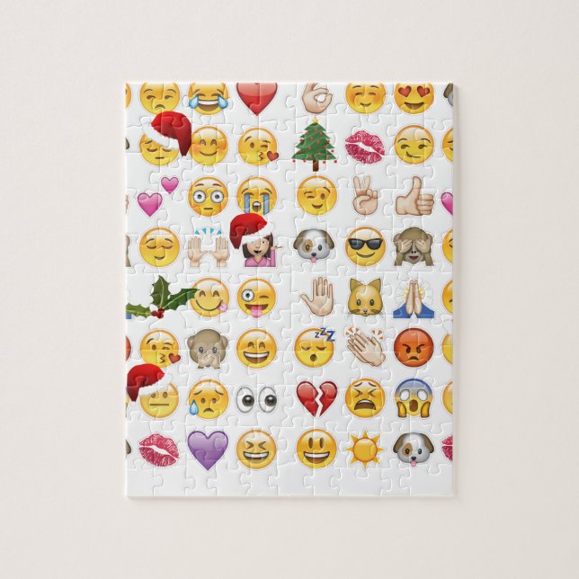 Quebra-cabeça natal emojis (Vertical)