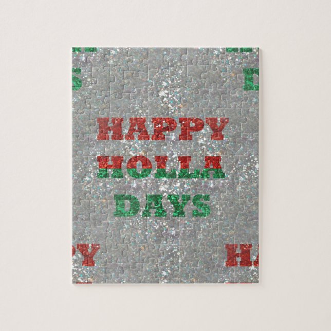 Quebra-cabeça Natal feliz feriado (Vertical)