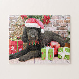Quebra-cabeça Natal - LabraDoodle - Miller