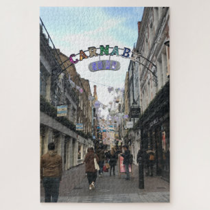 Quebra-cabeça Natal na Carnaby Street, Soho, Londres, Reino Unid