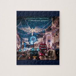 Quebra-cabeça Natal na Regent Street, Londres, Reino Unido