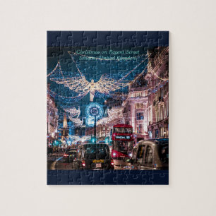 Quebra-cabeça Natal na Regent Street, Londres, Reino Unido