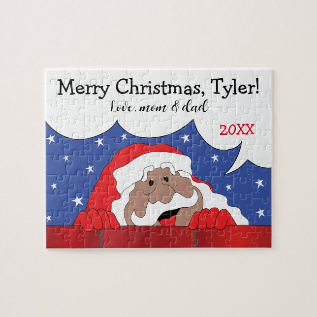 Quebra-cabeça Natal Papai Noel (Horizontal)