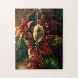 Quebra-cabeça Natal Poinsettias