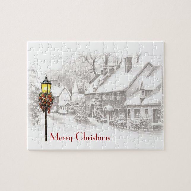 Quebra-cabeça Natal vintage (Horizontal)