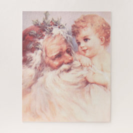 QUEBRA-CABEÇA NATALINO VINTAGE SANTA