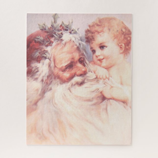 QUEBRA-CABEÇA NATALINO VINTAGE SANTA (Vertical)