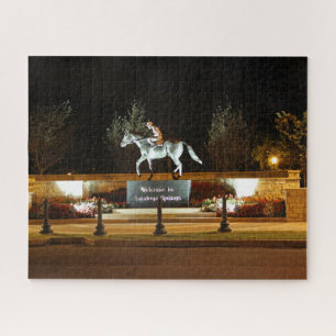Quebra-cabeça Natrive Dancer Horse Statue Saratoga Jigsee Quebra