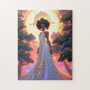 Quebra-cabeça Nature Goddese African American Fantasy Art