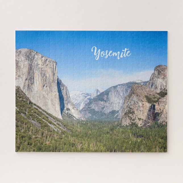 Quebra-cabeça Natureza Personalizada Vale Verde Yosemite (Horizontal)