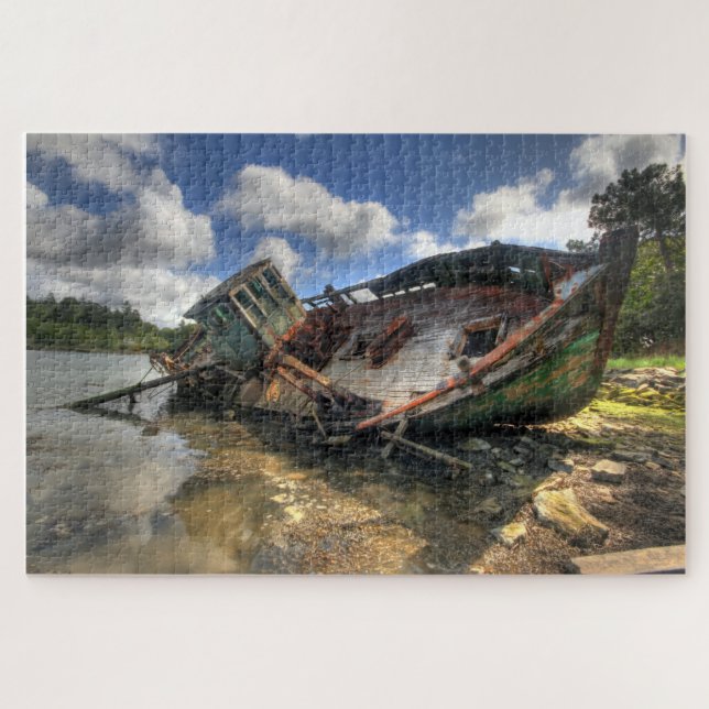 Quebra-cabeça "Naufrágio" (Horizontal)