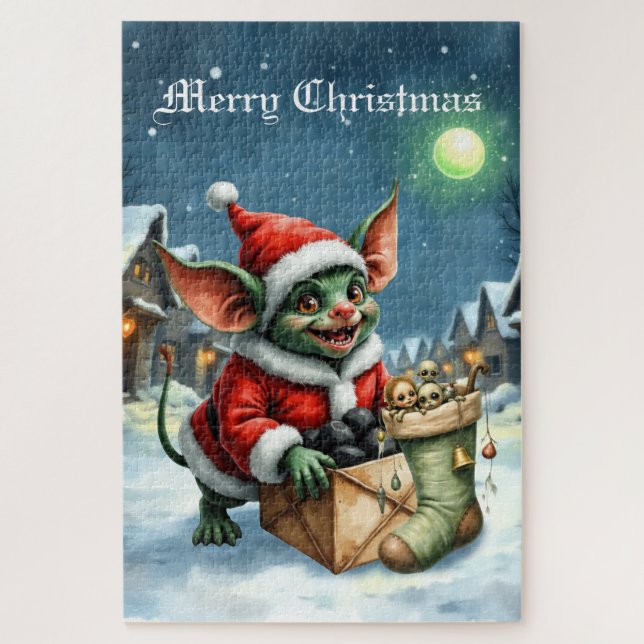 Quebra-cabeça Naughty List Delivery: The Goblin Clause Chronicle (Vertical)