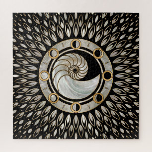 Quebra-cabeça Nautilus Shell - Fases da Lua