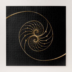 Quebra-cabeça Nautilus Shells - Golden Pair