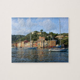 Quebra-cabeça Navegação até Portofino, Itália - 8 x 10 polegadas