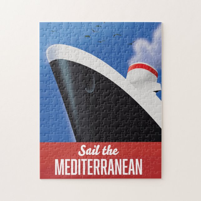 Quebra-cabeça Navegue pelo mediterrâneo (Vertical)