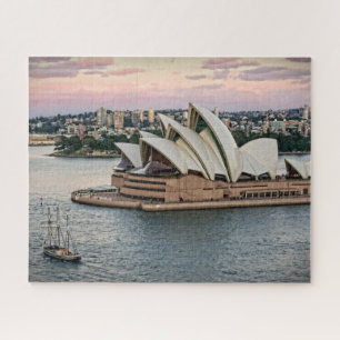 Quebra-cabeça Navigação pelo teatro da ópera de Sydney - 16x2