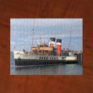 Quebra-cabeça Navio a vapor Waverley Paddle, Rothesay, Escócia