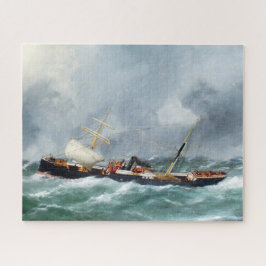 Quebra-cabeça Navio à vela a vapor Finsbury 1881