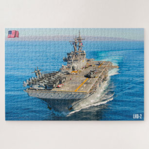Quebra-cabeça NAVIO AMFÍBIO DE ASSALTA - LHD 2 (20x30 POLEGADAS)
