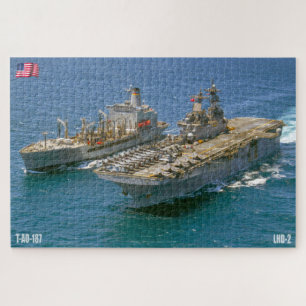 Quebra-cabeça NAVIO AMFIBIOSO DE ASSAULT - LHD 2 (20x30 POLEGADA