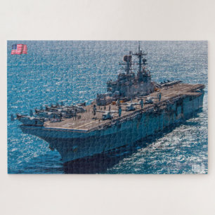 Quebra-cabeça NAVIO AMFIBIOSO DE ASSAULT - LHD 6 (20 x 30 POLEGA