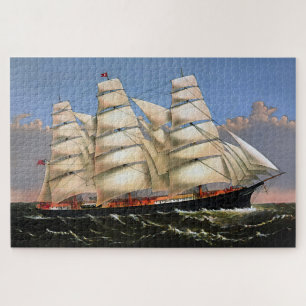 Quebra-cabeça Navio Clipper Três Irmãos 1875
