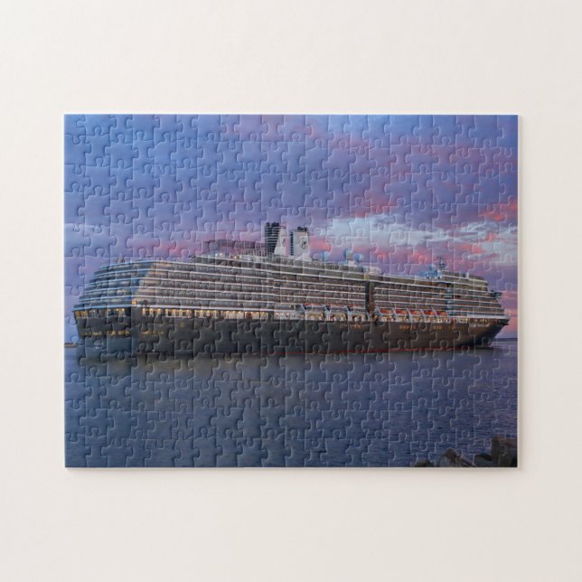 Quebra-cabeça Navio de cruzeiro de manhã cedo (Horizontal)