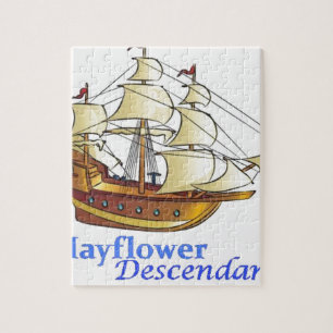 Quebra-cabeça Navio de navigação do descendente de Mayflower