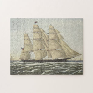 Quebra-cabeça Navio de tosquiadeira, nuvem de voo
