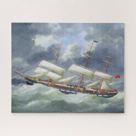 Quebra-cabeça Navio Frigate Training Atalanta 1885